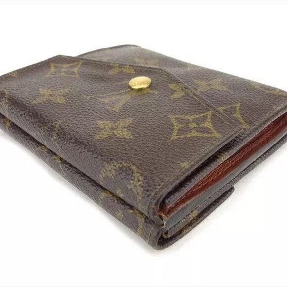 Louis Vuitton Wallet Purse Monogram Brown Beige Woman Authentic Used - Picture 14 of 16